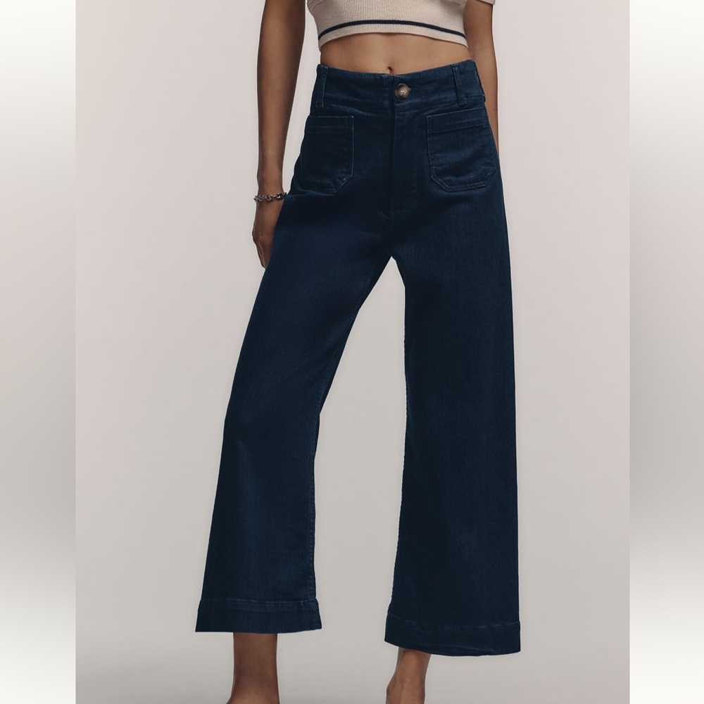 Anthropologie The Colette Dark Denim Jeans - 30-Tall/Long